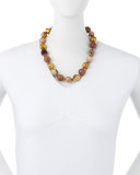 Kamili Mixed Horn Beaded Necklace