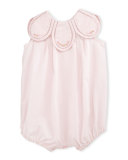 Petal-Collar Bubble Playsuit, Pink, Size 3-24 Months
