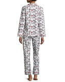 Printed Long-Sleeve Classic Pajama Set, Holiday