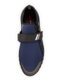 Neoprene Scuba Sneaker, Navy/Black