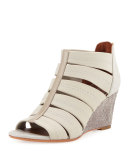 Jada Stretch Wedge Sandal, Pumice
