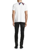 Leopard-Print Star T-Shirt, White