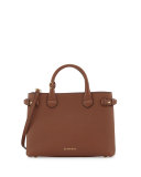 Banner Medium House Check Derby Tote Bag, Tan