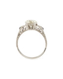 Estate Art Deco Two-Stone Diamond Dinner Ring