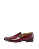 Leather Slip-On Dress Shoe, Red