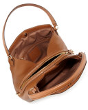 Edie 31 Leather Shoulder Bag, Saddle