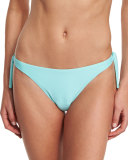 Mystique Tie-Side Solid Swim Bottom, Seafoam