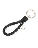 Braided Loop Key Ring, Black