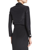 Silk Faille Bolero Jacket