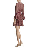 Cossette Lace Bell-Sleeve Dress