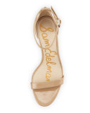 Patti Patent Naked Sandal, Nude