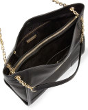 Britten Small Zip Tote Bag, Black