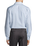 Geometric-Print Dress Shirt, Navy