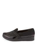 Vixie Stretch Slip-On Loafer, Black