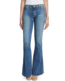 Voyage Flare-Leg Denim Trousers, Ten Thousand Thin