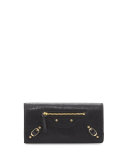 Classic Gold Money Wallet, Black