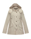 Armance Hooded Jacket, Tan, Size 8-14