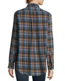 The Prep School Frayed Shirt, Voyager Plaid