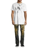 Upheaval Ripped & Patched Slim-Straight Jeans, Indigo