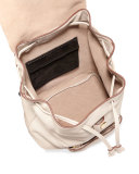Langley Leather Backpack, Bone