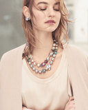 Baroque Pearl & Smoky Quartz Necklace