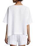 Short-Sleeve Square Top