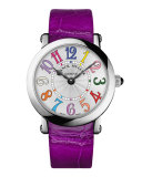 Ladies Color Dreams Ronde Watch with Alligator Strap