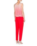 Birds of Paradise Blouson Tank, Scarlet