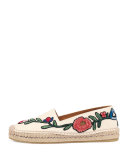 Pilar Embroidered Espadrille Flat