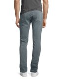 Mick 31" Skinny Jeans with Released Hem, Gray