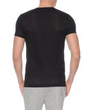 Mesh V-Neck T-Shirt