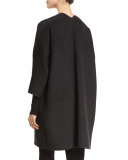 Reversible Wool-Cashmere Cardigan Coat