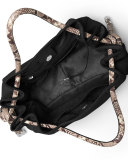 Dalia Large Shoulder Tote Bag, Black