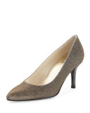 Slender Nocturn Evening Pump, Pewter