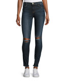 Le Skinny De Jeanne Raw-Edge Jeans, King's Imperial