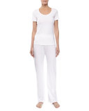 Pima Cotton Drawstring Pants