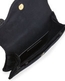 Opium 2 Tassel Velour Crossbody Bag, Black