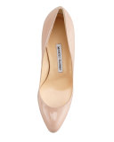 Fokapump Patent Almond-Toe Pump, Nude