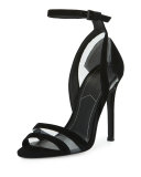 Goldie Suede 100mm Sandal