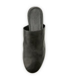 Oren 2 Leather Mule Flat, Black