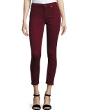 The Ankle Skinny Jeans, Cranberry