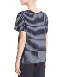 Striped Relaxed-Fit Pima Tee