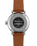 Runwell Coin Edge Watch with Leather Strap, 38mm