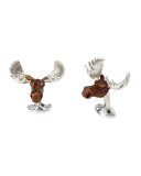Sterling Silver Moose Cuff Links