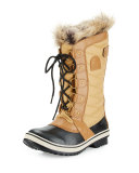 Tofino II Fur-Trim Quilted Boot, Curry