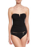 Bright Like A Diamond Bandini Swim Top, Black