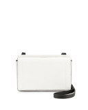 Aston Mini Crossbody Bag, White Crackle