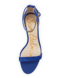 Patti Suede Naked Sandal, Blue
