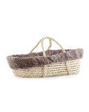 Ziggy Moses Basket w/ Bedding, Slate