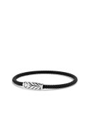 Chevron Bracelet in Black